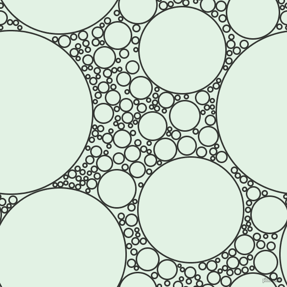 bubbles, circles, sponge, big, medium, small, 3 pixel line width, Oil and Frosted Mint circles bubbles sponge soap seamless tileable