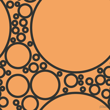 bubbles, circles, sponge, big, medium, small, 9 pixel line width, Oil and Sandy Brown circles bubbles sponge soap seamless tileable