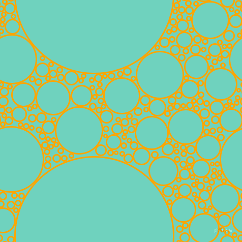 bubbles, circles, sponge, big, medium, small, 3 pixel line width, Orange and Downy circles bubbles sponge soap seamless tileable