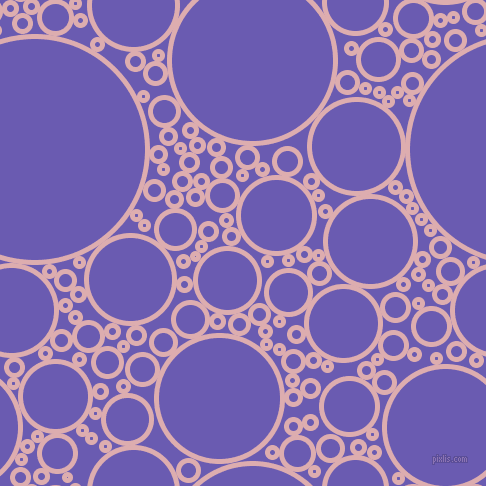 bubbles, circles, sponge, big, medium, small, 5 pixel line width, Pale Chestnut and Blue Marguerite circles bubbles sponge soap seamless tileable