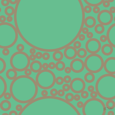 bubbles, circles, sponge, big, medium, small, 9 pixel line width, Pale Oyster and Silver Tree circles bubbles sponge soap seamless tileable