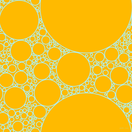 bubbles, circles, sponge, big, medium, small, 3 pixel line width, Pale Turquoise and Selective Yellow circles bubbles sponge soap seamless tileable