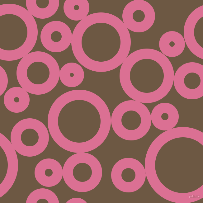 bubbles, circles, sponge, big, medium, small, 33 pixel line width, Pale Violet Red and Tobacco Brown circles bubbles sponge soap seamless tileable