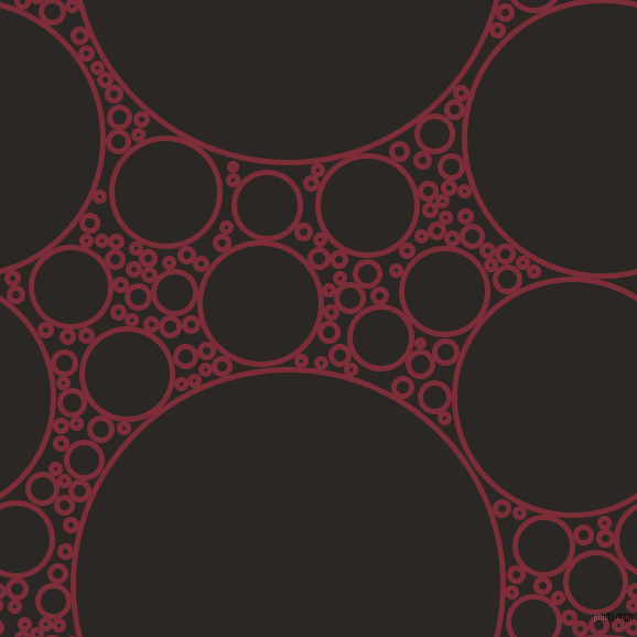 bubbles, circles, sponge, big, medium, small, 5 pixel line width, Paprika and Bokara Grey circles bubbles sponge soap seamless tileable