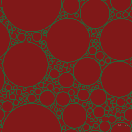 bubbles, circles, sponge, big, medium, small, 3 pixel line width, Parsley and Falu Red circles bubbles sponge soap seamless tileable