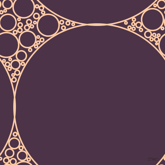bubbles, circles, sponge, big, medium, small, 5 pixel line width, Peach and Loulou circles bubbles sponge soap seamless tileable