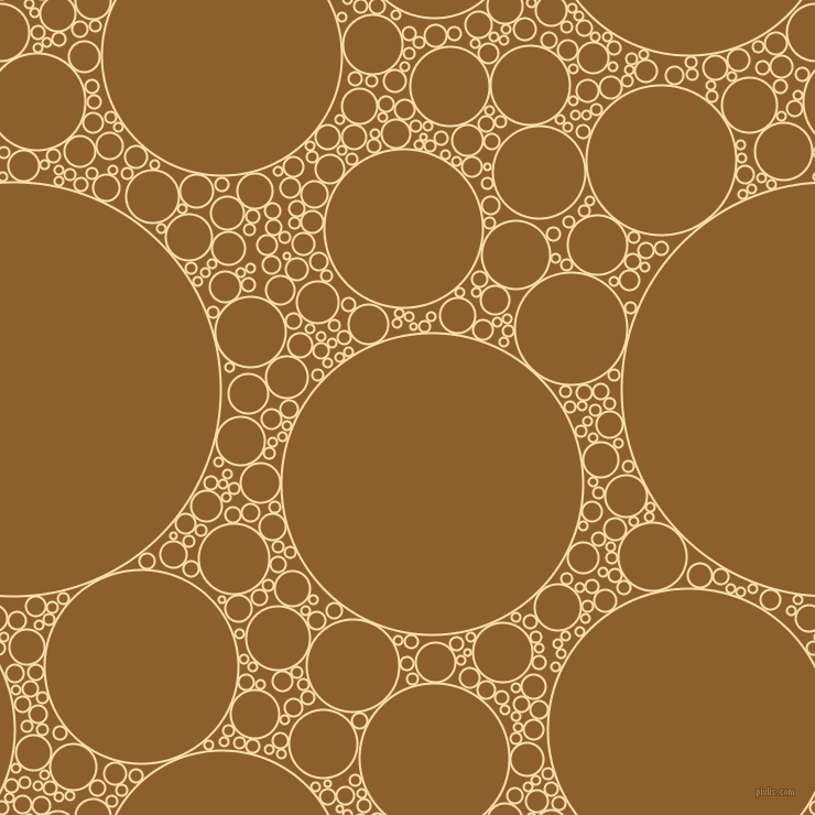 bubbles, circles, sponge, big, medium, small, 2 pixel line width, Peach-Yellow and Rusty Nail circles bubbles sponge soap seamless tileable