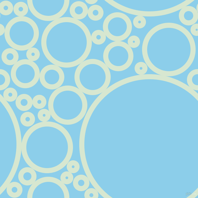 bubbles, circles, sponge, big, medium, small, 17 pixel line width, Peppermint and Anakiwa circles bubbles sponge soap seamless tileable
