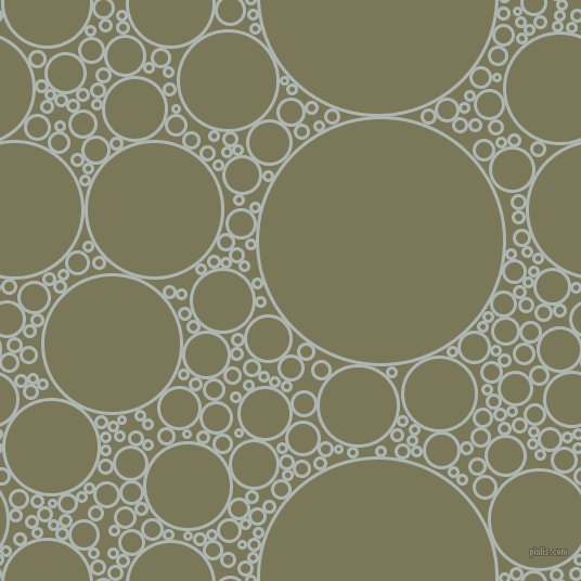 bubbles, circles, sponge, big, medium, small, 3 pixel line width, Periglacial Blue and Kokoda circles bubbles sponge soap seamless tileable