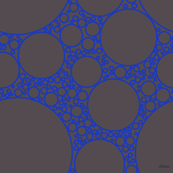 bubbles, circles, sponge, big, medium, small, 5 pixel line width, Persian Blue and Liver circles bubbles sponge soap seamless tileable