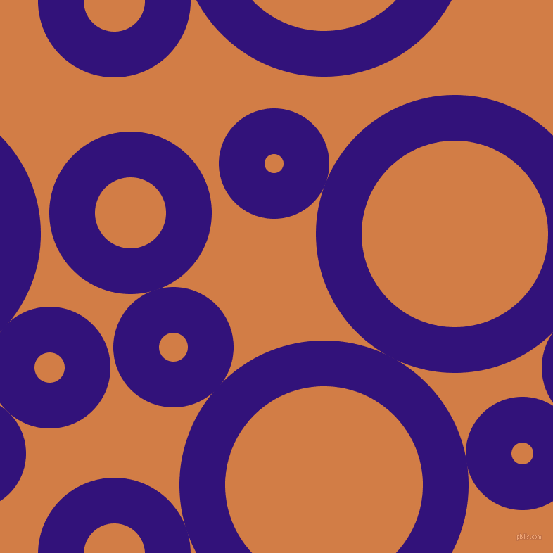 bubbles, circles, sponge, big, medium, small, 65 pixel line width, Persian Indigo and Raw Sienna circles bubbles sponge soap seamless tileable