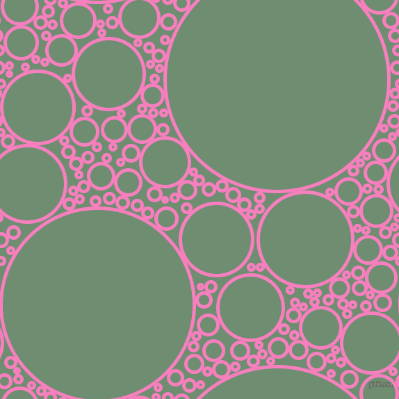 bubbles, circles, sponge, big, medium, small, 5 pixel line width, Persian Pink and Laurel circles bubbles sponge soap seamless tileable