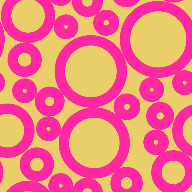 bubbles, circles, sponge, big, medium, small, 33 pixel line width, Persian Rose and Golden Sand circles bubbles sponge soap seamless tileable