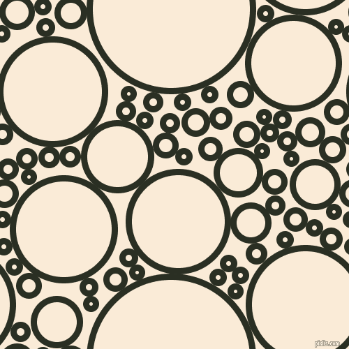 bubbles, circles, sponge, big, medium, small, 9 pixel line width, Pine Tree and Antique White circles bubbles sponge soap seamless tileable