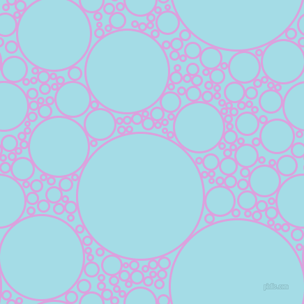 bubbles, circles, sponge, big, medium, small, 3 pixel line width, Plum and Charlotte circles bubbles sponge soap seamless tileable
