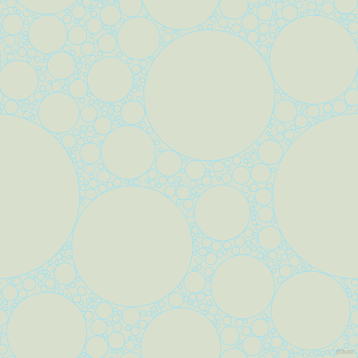 bubbles, circles, sponge, big, medium, small, 2 pixel line width, Powder Blue and Gin circles bubbles sponge soap seamless tileable