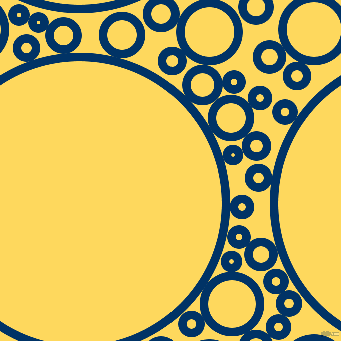 bubbles, circles, sponge, big, medium, small, 17 pixel line width, Prussian Blue and Dandelion circles bubbles sponge soap seamless tileable