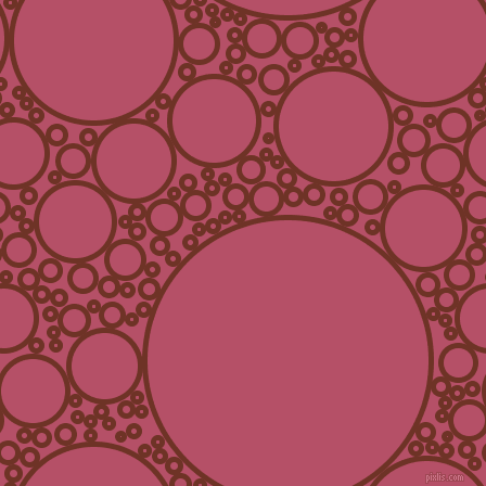 bubbles, circles, sponge, big, medium, small, 5 pixel line width, Pueblo and Blush circles bubbles sponge soap seamless tileable