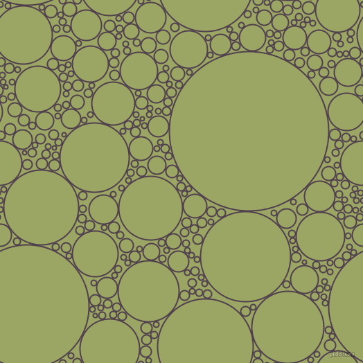 bubbles, circles, sponge, big, medium, small, 2 pixel line width, Purple Taupe and Green Smoke circles bubbles sponge soap seamless tileable