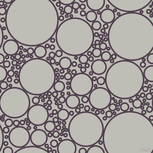bubbles, circles, sponge, big, medium, small, 5 pixel line width, Purple Taupe and Silver Sand circles bubbles sponge soap seamless tileable