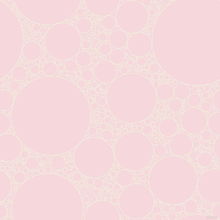 bubbles, circles, sponge, big, medium, small, 2 pixel line width, Quarter Pearl Lusta and Cherub circles bubbles sponge soap seamless tileable