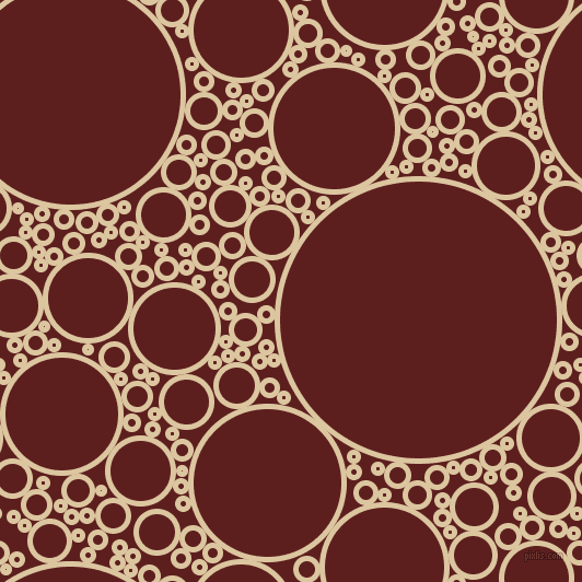 bubbles, circles, sponge, big, medium, small, 5 pixel line width, Raffia and Red Oxide circles bubbles sponge soap seamless tileable