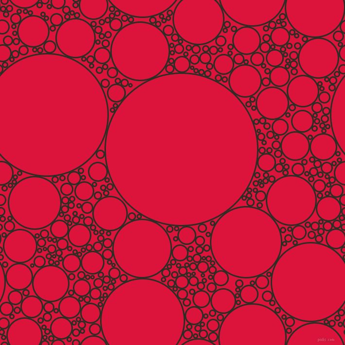 bubbles, circles, sponge, big, medium, small, 3 pixel line width, Rangoon Green and Crimson circles bubbles sponge soap seamless tileable