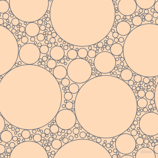bubbles, circles, sponge, big, medium, small, 2 pixel line width, Raven and Peach Puff circles bubbles sponge soap seamless tileable