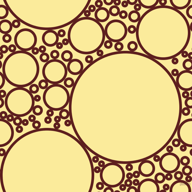 bubbles, circles, sponge, big, medium, small, 9 pixel line width, Red Oxide and Drover circles bubbles sponge soap seamless tileable