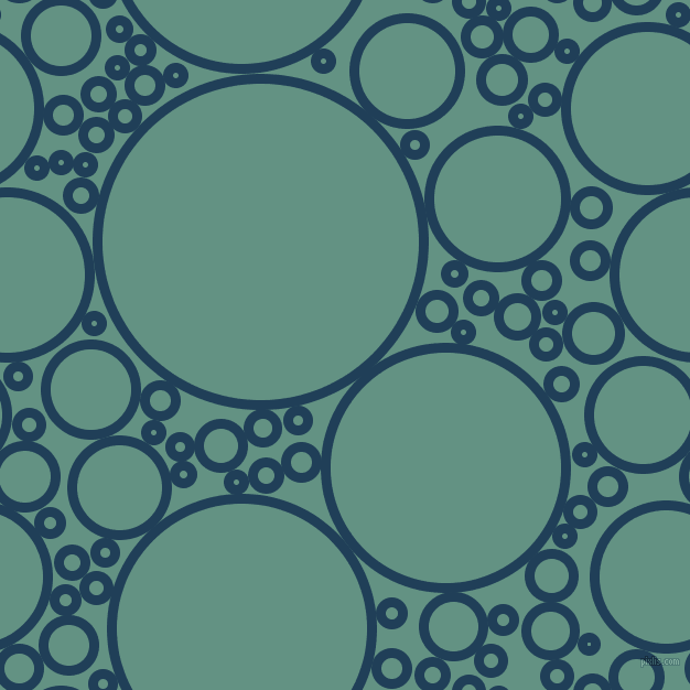 bubbles, circles, sponge, big, medium, small, 9 pixel line width, Regal Blue and Patina circles bubbles sponge soap seamless tileable