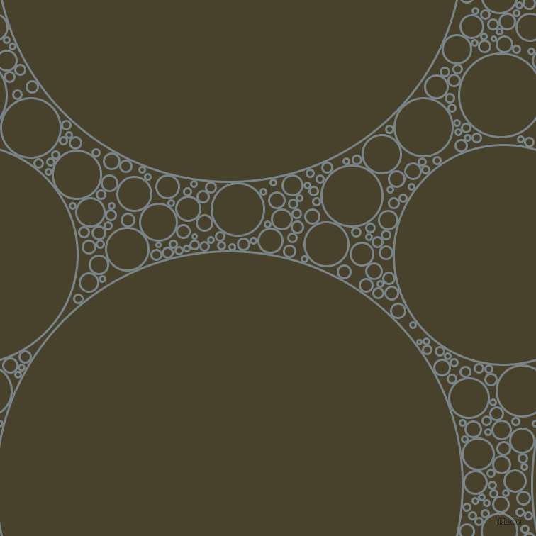 bubbles, circles, sponge, big, medium, small, 3 pixel line width, Regent Grey and Onion circles bubbles sponge soap seamless tileable