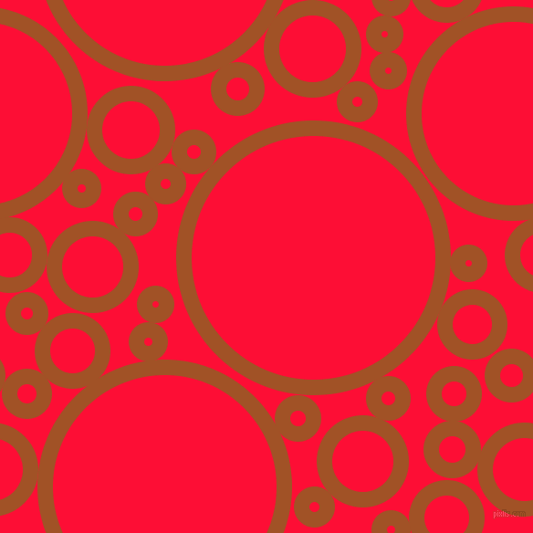 bubbles, circles, sponge, big, medium, small, 17 pixel line width, Rich Gold and Torch Red circles bubbles sponge soap seamless tileable