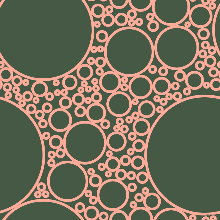 bubbles, circles, sponge, big, medium, small, 9 pixel line width, Rose Bud and Grey-Asparagus circles bubbles sponge soap seamless tileable