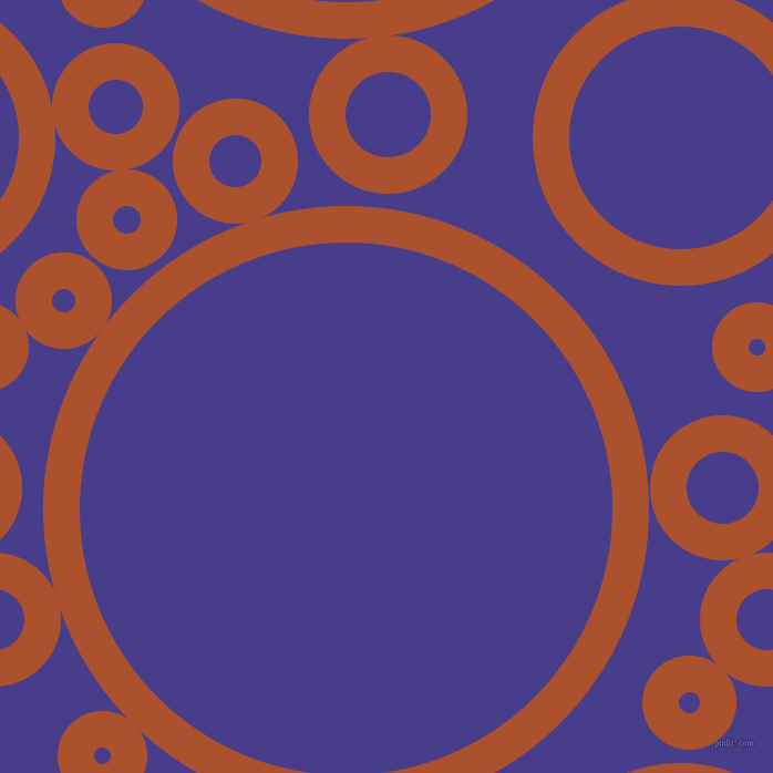 bubbles, circles, sponge, big, medium, small, 33 pixel line width, Rose Of Sharon and Dark Slate Blue circles bubbles sponge soap seamless tileable