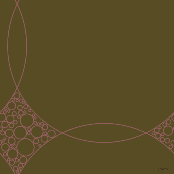 bubbles, circles, sponge, big, medium, small, 3 pixel line width, Rose Taupe and Bronze Olive circles bubbles sponge soap seamless tileable