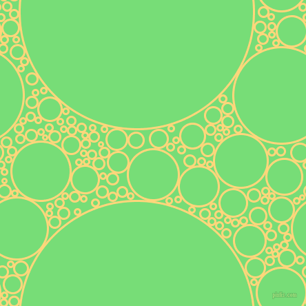 bubbles, circles, sponge, big, medium, small, 3 pixel line width, Salomie and Pastel Green circles bubbles sponge soap seamless tileable