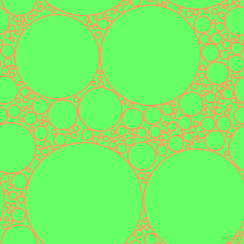 bubbles, circles, sponge, big, medium, small, 3 pixel line width, Sandy Brown and Screamin