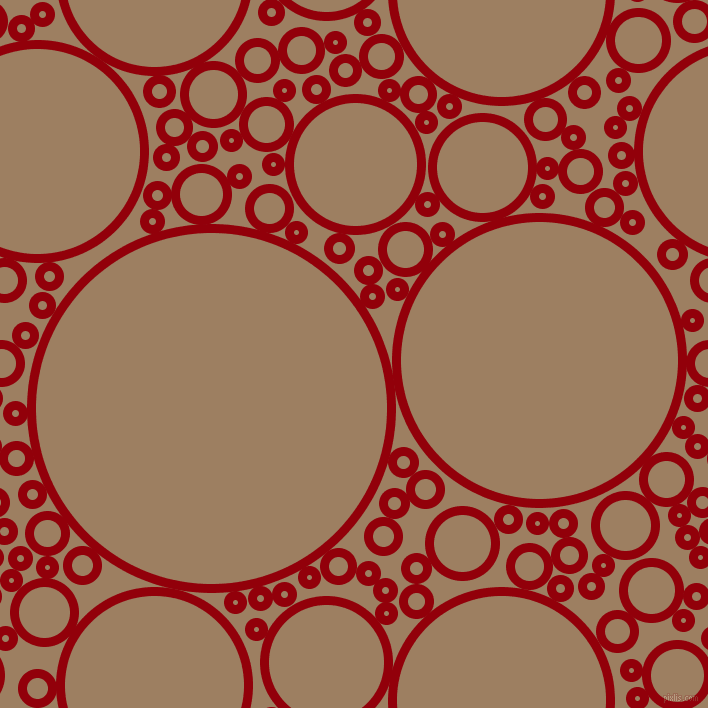 bubbles, circles, sponge, big, medium, small, 9 pixel line width, Sangria and Sorrell Brown circles bubbles sponge soap seamless tileable