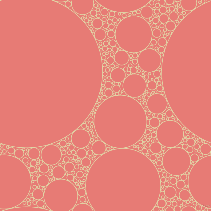 bubbles, circles, sponge, big, medium, small, 2 pixel line width, Sapling and Geraldine circles bubbles sponge soap seamless tileable