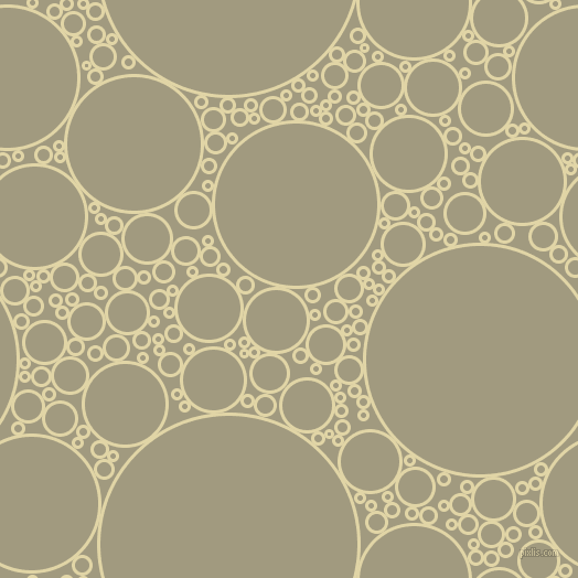 bubbles, circles, sponge, big, medium, small, 3 pixel line width, Sapling and Grey Olive circles bubbles sponge soap seamless tileable