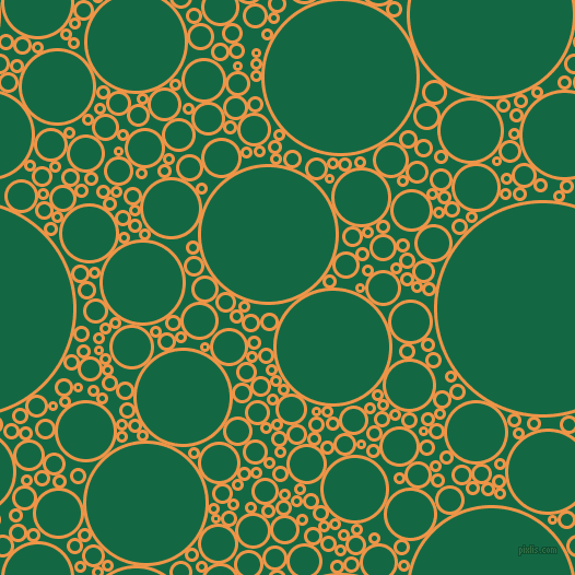 bubbles, circles, sponge, big, medium, small, 3 pixel line width, Sea Buckthorn and Jewel circles bubbles sponge soap seamless tileable