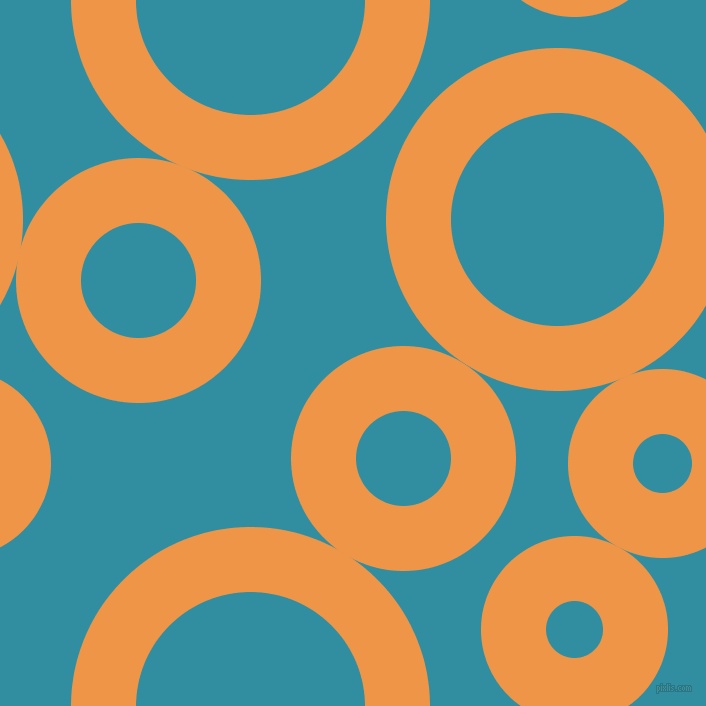 bubbles, circles, sponge, big, medium, small, 65 pixel line width, Sea Buckthorn and Scooter circles bubbles sponge soap seamless tileable