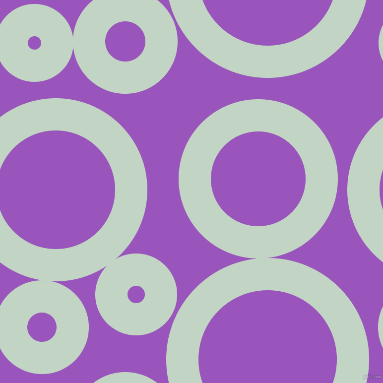 bubbles, circles, sponge, big, medium, small, 65 pixel line widthSea Mist and Deep Lilac circles bubbles sponge soap seamless tileable