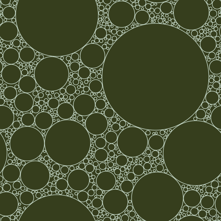 bubbles, circles, sponge, big, medium, small, 2 pixel line width, Sea Mist and Turtle Green circles bubbles sponge soap seamless tileable