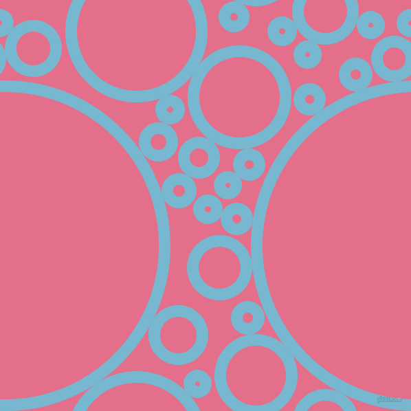 bubbles, circles, sponge, big, medium, small, 17 pixel line width, Seagull and Deep Blush circles bubbles sponge soap seamless tileable