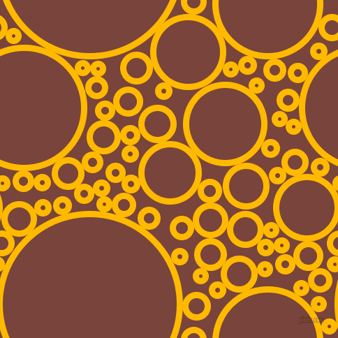 bubbles, circles, sponge, big, medium, small, 9 pixel line width, Selective Yellow and Bole circles bubbles sponge soap seamless tileable