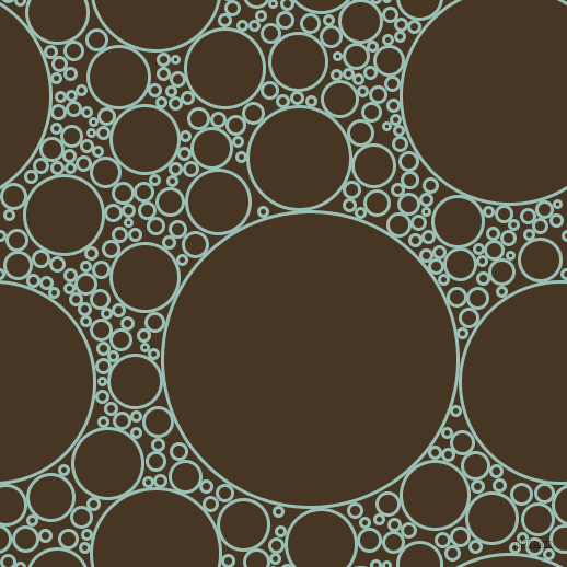 bubbles, circles, sponge, big, medium, small, 3 pixel line width, Shadow Green and Clinker circles bubbles sponge soap seamless tileable