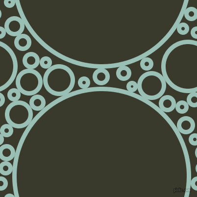 bubbles, circles, sponge, big, medium, small, 9 pixel line width, Shadow Green and El Paso circles bubbles sponge soap seamless tileable