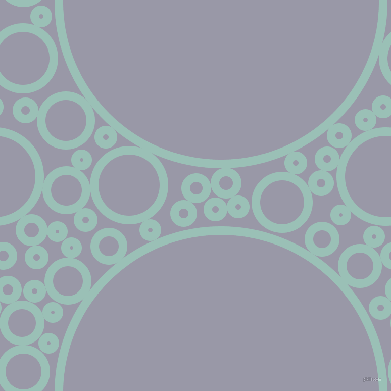 bubbles, circles, sponge, big, medium, small, 17 pixel line width, Shadow Green and Santas Grey circles bubbles sponge soap seamless tileable