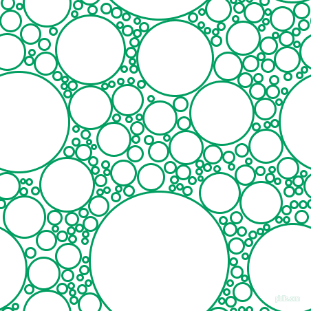bubbles, circles, sponge, big, medium, small, 3 pixel line width, Shamrock Green and White circles bubbles sponge soap seamless tileable